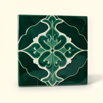 Delphi Arabesque 4 '' X 3 '' Ceramic Mosaic Tile (synthetic illustration; no displayed measurements)