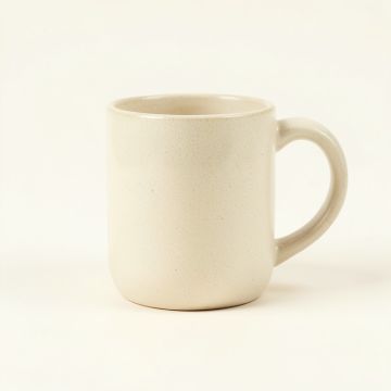 Rowan Bluff Ceramic Mug - Ivory (synthetic illustration; no displayed measurements)