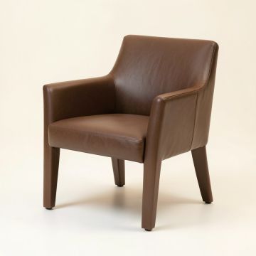 Luman Bonded Leather Dining Chair (synthetic illustration; no displayed measurements)