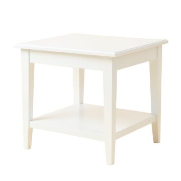 Alder Canyon Side Table - White (synthetic illustration; no displayed measurements)