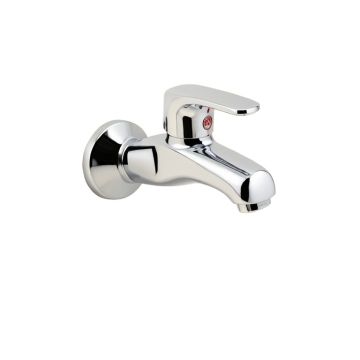 Wall Mount Waterfall Bathroom Sink Faucet (synthetic illustration; no displayed measurements)