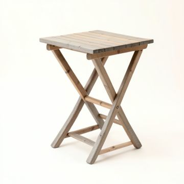 Glen Dale Compact Balcony Table - Gray (synthetic illustration; no displayed measurements)