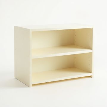 Sage Branch Low Bookcase - Cream (synthetic illustration; no displayed measurements)