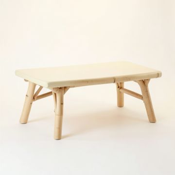 Olive Crest Indoor Bench - Cream (synthetic illustration; no displayed measurements)