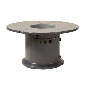 Caden Stainless Steel Propane/Natural Gas Fire Pit Table