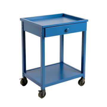 Wren Bend Empty Rolling Workshop Cart - Blue