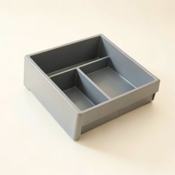 Moss Arc Empty Pantry Drawer Organizer Insert - Gray (synthetic illustration; no displayed measurements)