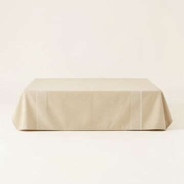 Heath Canyon Flat Bed Sheet - Beige (synthetic illustration; no displayed measurements)