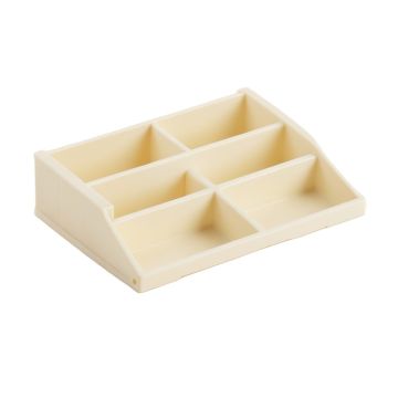 Meadow Bend Empty Pantry Drawer Organizer Insert - Cream (synthetic illustration; no displayed measurements)