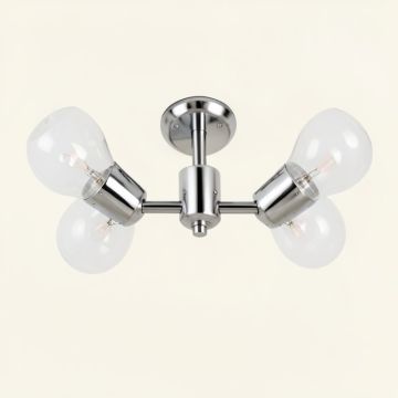 Rheaume 4-Light Dimmable Polished Chrome Vanity Light (synthetic illustration; no displayed measurements)