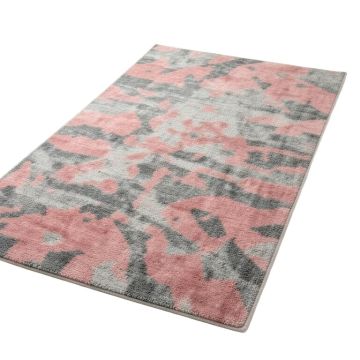 Gutierez Abstract Gray/Pink Area Rug (synthetic illustration; no displayed measurements)