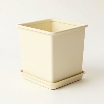 Juniper Bluff Empty Planter - Cream (synthetic illustration; no displayed measurements)