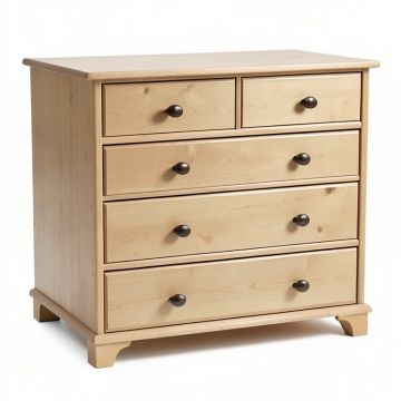 New London 5 Drawer Accent Chest (synthetic illustration; no displayed measurements)
