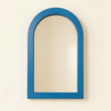 Willow Arc Framed Wall Mirror - Blue (synthetic illustration; no displayed measurements)