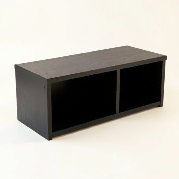 Hill Bridge Shoe Storage Bench - Black (synthetic illustration; no displayed measurements)