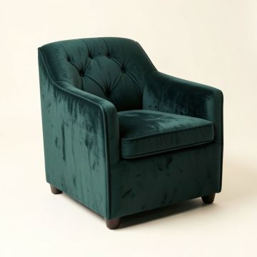 Elyn Tufted Velvet Upholstered Side Chair (synthetic illustration; no displayed measurements)