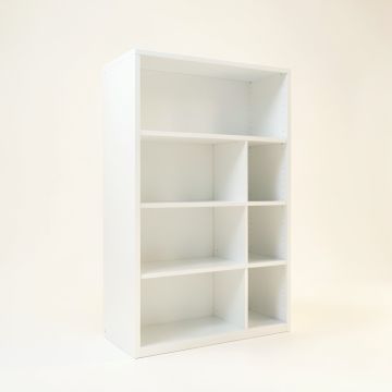 Juniper Crossing Freestanding Bookcase - White (synthetic illustration; no displayed measurements)
