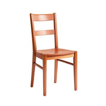 Oak Arc Dining Chair - Terracotta