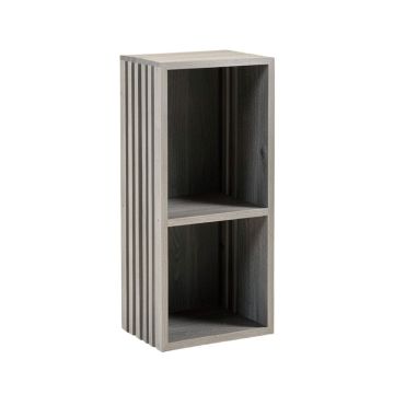 River Crest Narrow Cubby Tower - Gray (synthetic illustration; no displayed measurements)