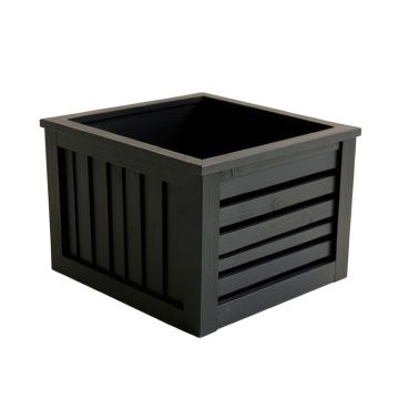 Hazel Falls Empty Furniture-Style Litter Enclosure - Black