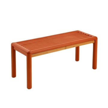 Flint Bend Indoor Bench - Terracotta