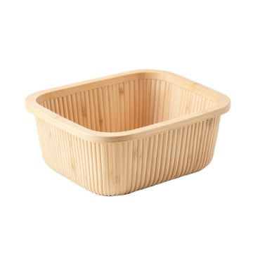 Lake Branch Empty Storage Basket - Beige