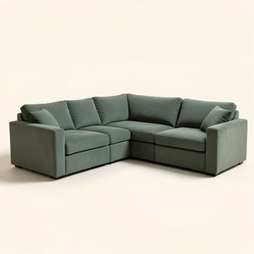 132 '' Wide Reversible Modular Corner Sectional (synthetic illustration; no displayed measurements)