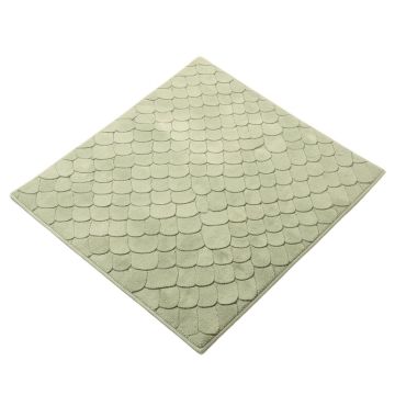 Mermaid Scales Plum/Pale Green Area Rug