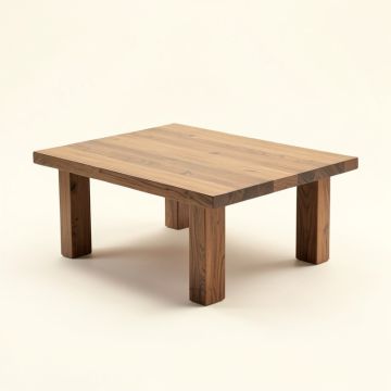 Metre Solid Wood Coffee Table (synthetic illustration; no displayed measurements)