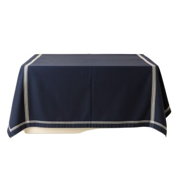 Pine Falls Flat Bed Sheet - Navy