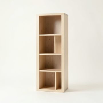 Dune Dell Narrow Cubby Tower - Beige (synthetic illustration; no displayed measurements)