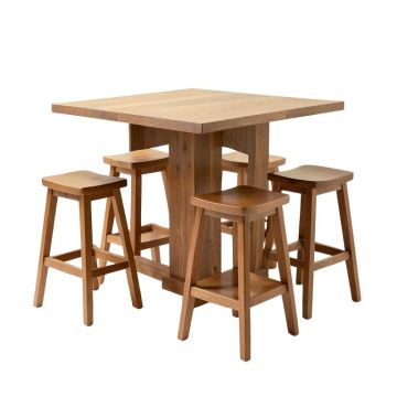 5 Piece Counter Height Dining Table Set