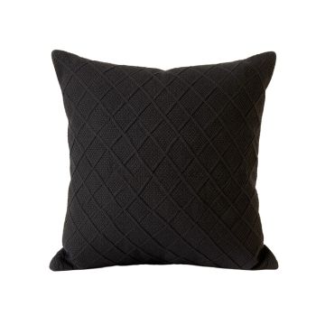 Dawn Crest Filled Accent Pillow - Black