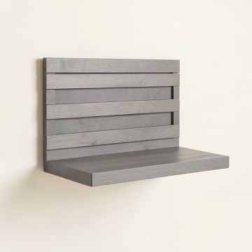 Pine Crest Wall-Mounted Entryway Organizer Shelf - Gray (synthetic illustration; no displayed measurements)