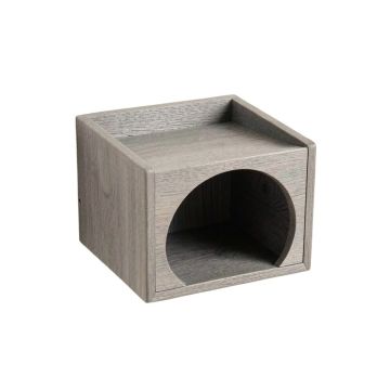 Heath Crest Wall-Mounted Cat Perch - Gray