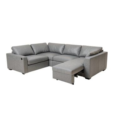 Madelia 127 '' Wide Faux Leather Left Hand Facing Reclining Sectional