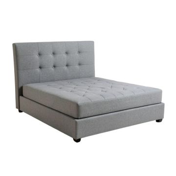 Exira Tufted Upholstered Platform Bed