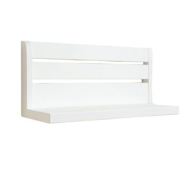 Flint Brook Wall-Mounted Entryway Organizer Shelf - White