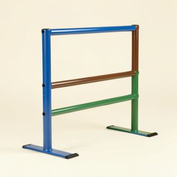 3 Level Straight Riser Backrail (synthetic illustration; no displayed measurements)