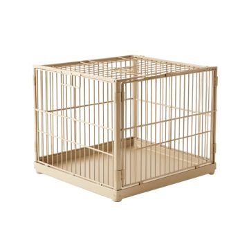 Ridge Bridge Empty Furniture-Style Pet Crate - Beige