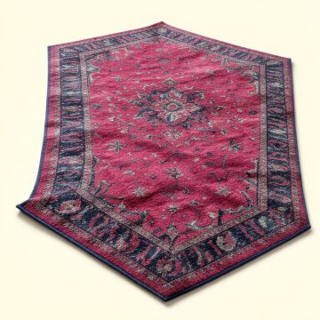 Elliott Peacock Blue/Fuchsia Area Rug (synthetic illustration; no displayed measurements)