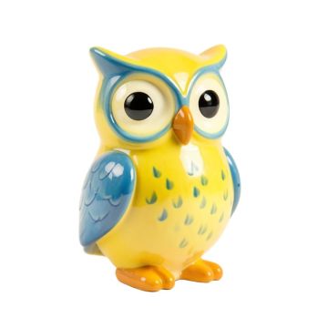 Busch Ceramic Owl Figurine