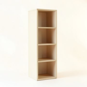Shore Edge Narrow Cubby Tower - Beige (synthetic illustration; no displayed measurements)