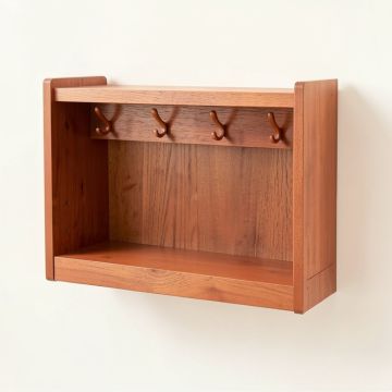 Glen Dell Wall-Mounted Entryway Organizer Shelf - Terracotta (synthetic illustration; no displayed measurements)