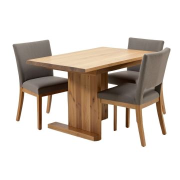 Kenworthy 4 - Piece Counter Height Acacia Solid Wood Dining Set