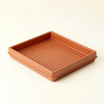 Juniper Brook Empty Under-Desk Cable Tray - Terracotta (synthetic illustration; no displayed measurements)