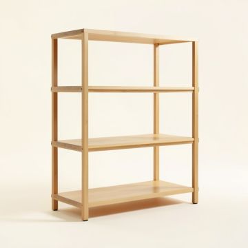 Svante 44 '' H X 47.2 '' W Steel Etagere Bookcase (synthetic illustration; no displayed measurements)