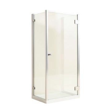 Finesse 59.63 '' X 58.06 '' Bypass Frameless Bath Door
