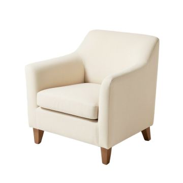 Coutee Upholstered Parsons Chair In Ivory