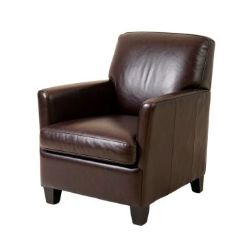 Alleigh Leather Upholstered Dining Chair In Espresso